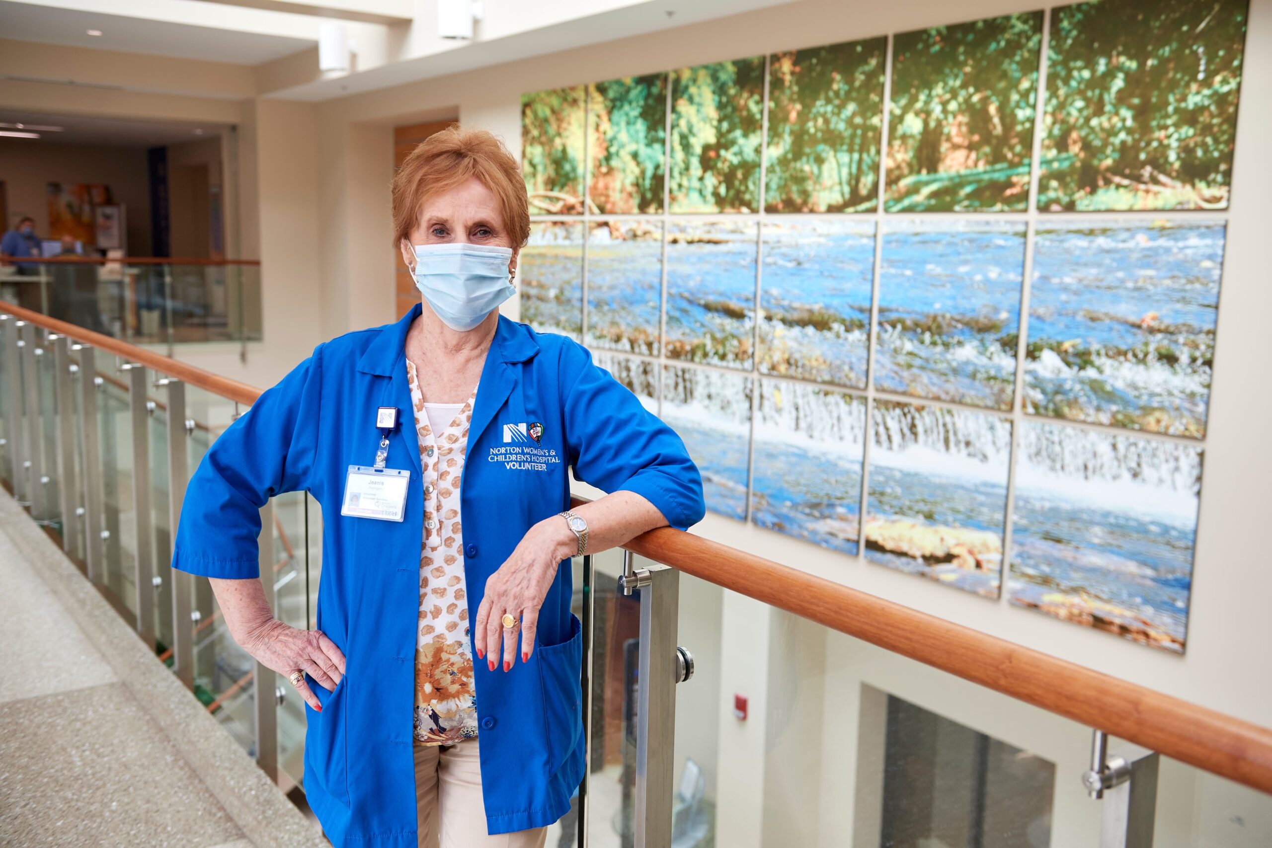 Volunteer at a Hospital Norton Healthcare Louisville, Ky.