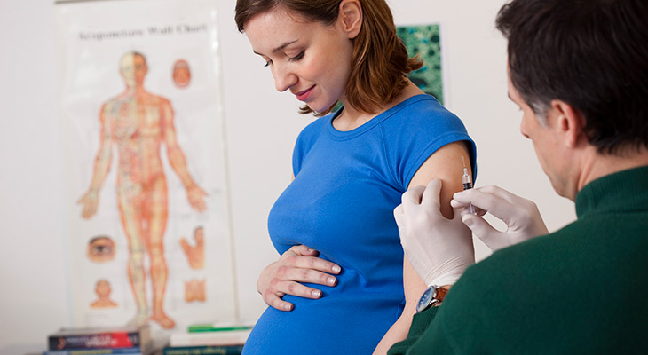 Getting a flu shot during pregnancy is critical for mom