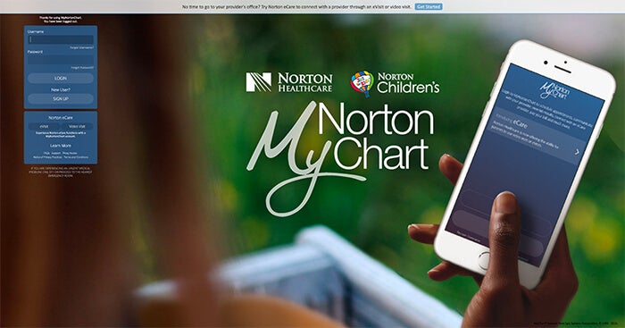 norton mychart help